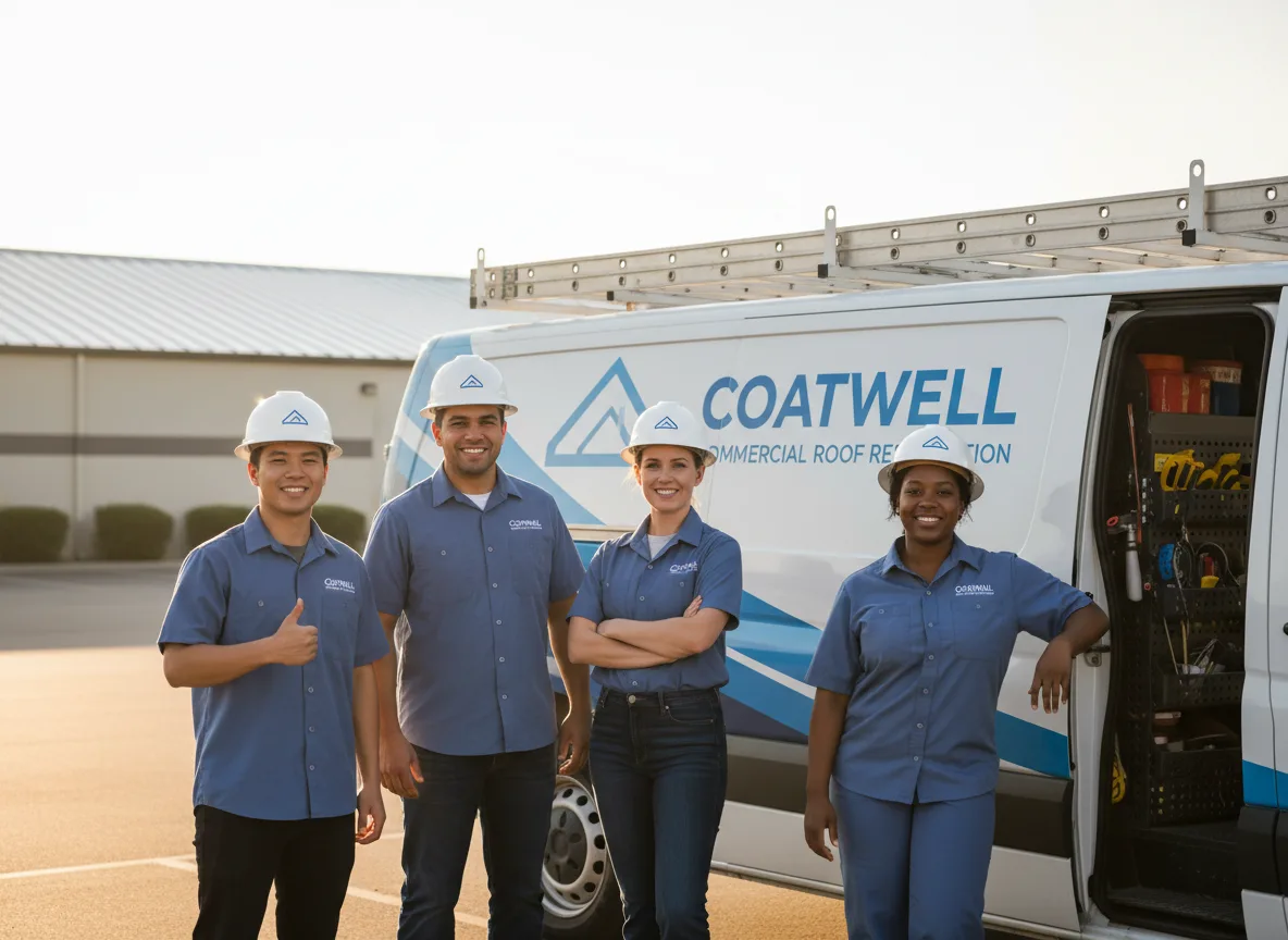 Commercial roof coating company in Rose Hill, IA